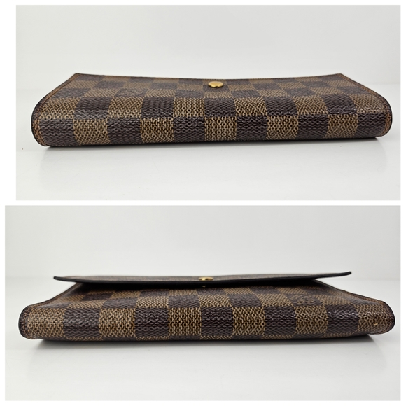 Authentic Louis Vuitton Damier Ebene Porte Tresor International Wallet #3542M - Picture 4 of 6